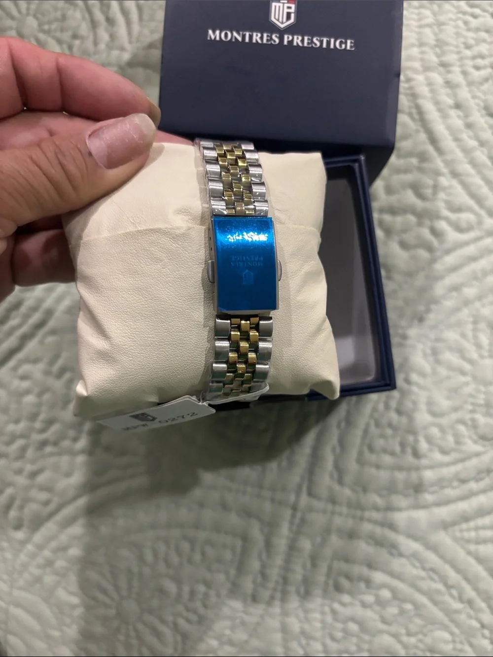 Men's Two-Tone Silver and Gold Bracelet Watch 38mm